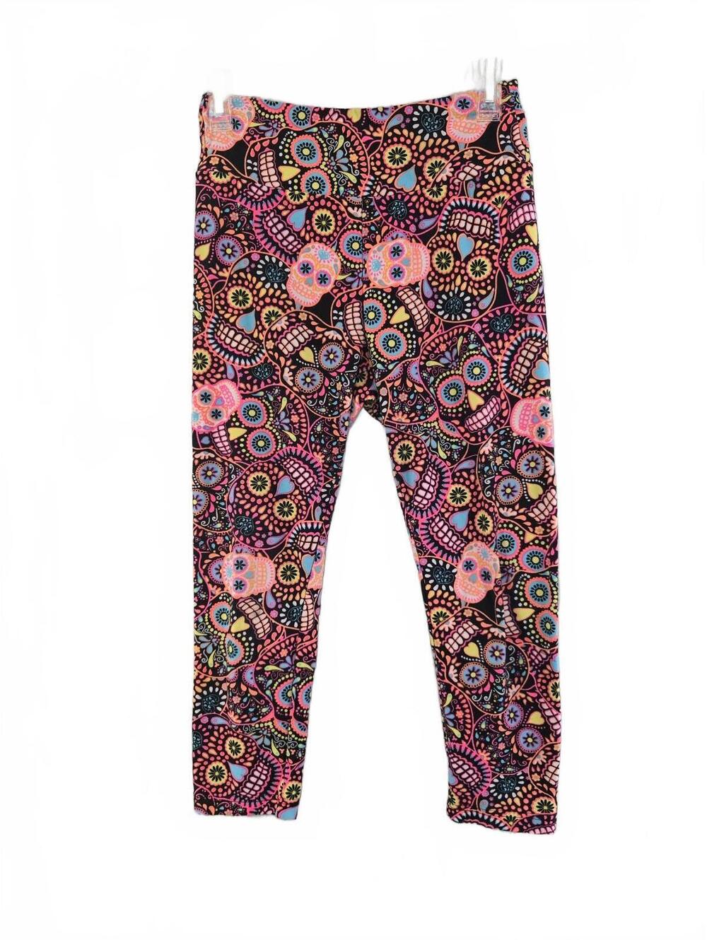 No Boundaries Women's Medium Skull Print Leggings